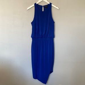 Royal blue banana republic dress